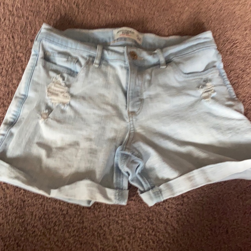 Fairly new Abercrombie kids Jean mid shorts